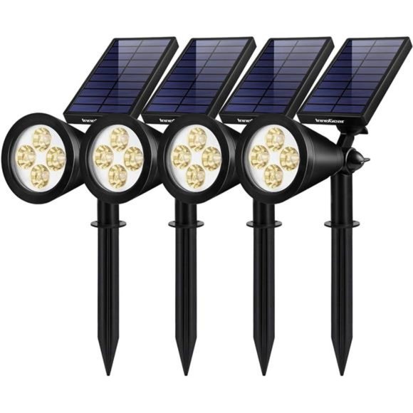 Solar Lights for Outside, Solar Lights Outdoor Waterproof Solar Garden Yard - Picture 1 of 7